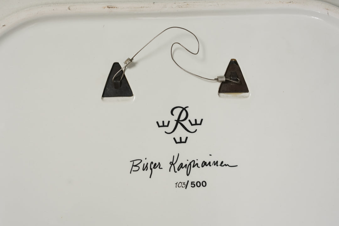 Wall plate, Birger Kaipiainen, Rörstrand 103/500