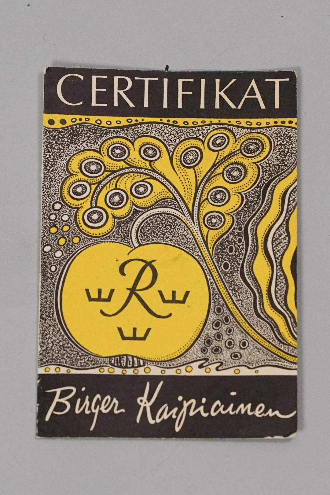 Wall plate, Birger Kaipiainen, Rörstrand 103/500