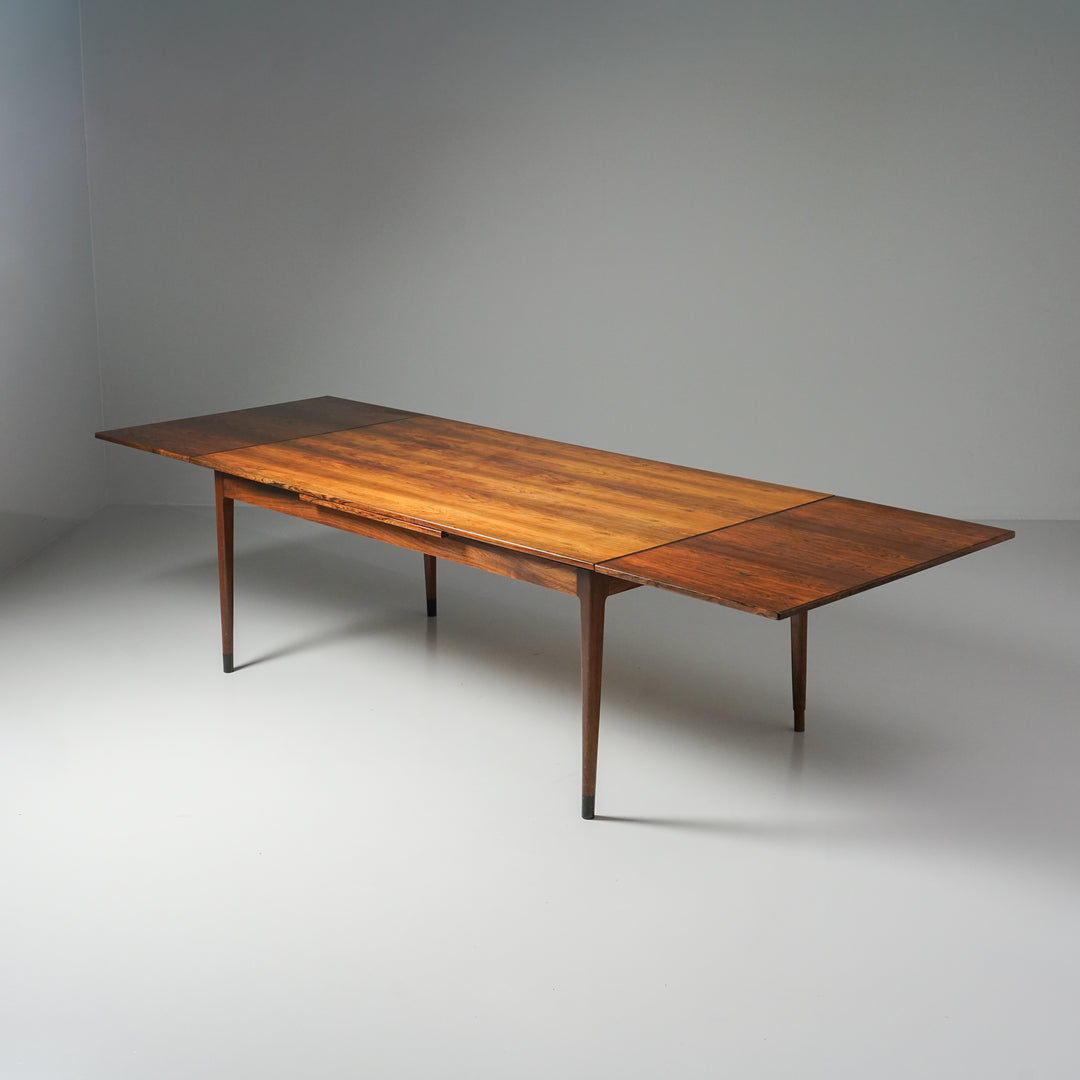 Extendable dining table, Niels Otto Møller, J.L Møllers Møbelfabrik, Denmark, 1960s