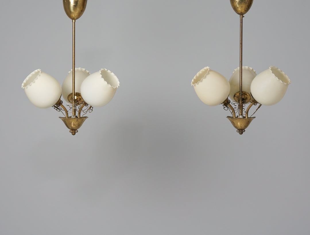 Pair of pendants, Finland, 1950s