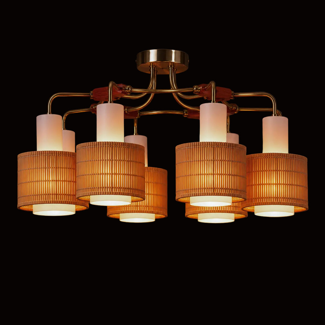Model K1-169/8 chandelier, Paavo Tynell, Idman, 1950/1960s