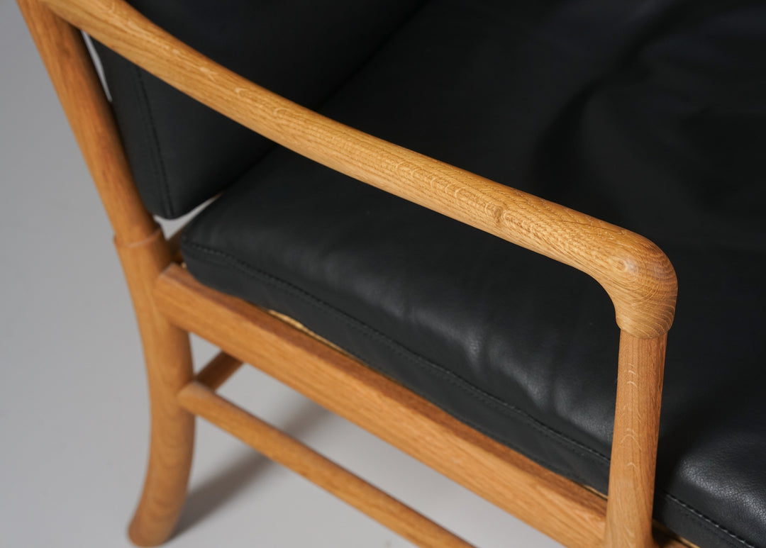 Model "Colonial" / OW149 armchair and model OW149F footstool, Ole Wanscher, Carl Hansen & Søn, 2000s