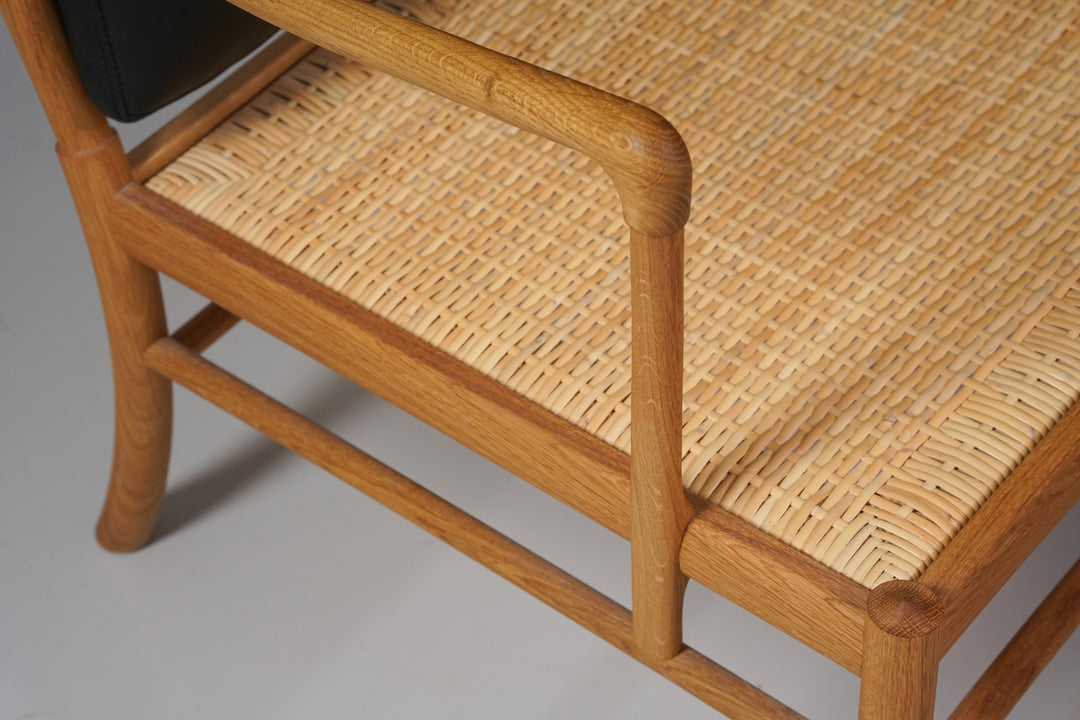 Model "Colonial" / OW149 armchair and model OW149F footstool, Ole Wanscher, Carl Hansen & Søn, 2000s
