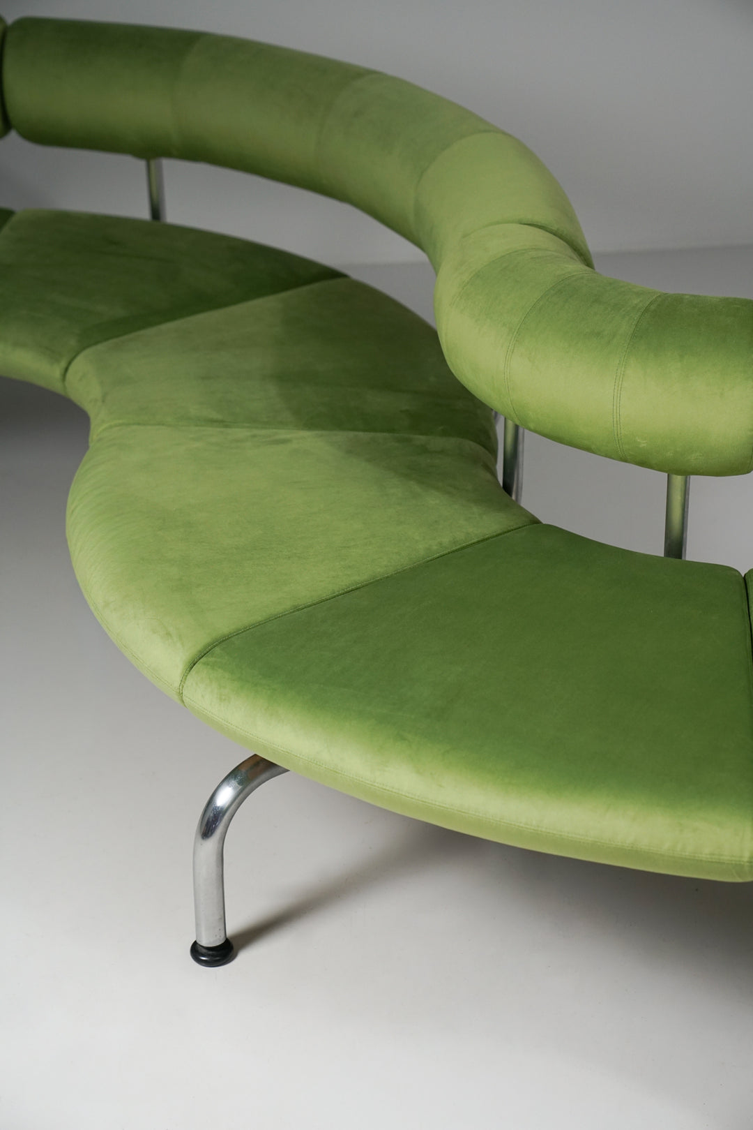 Model "Pipeline" sofa, Johannes Foersom & Peter Hiort Lorenzen, Erik Jørgensen, 1980s