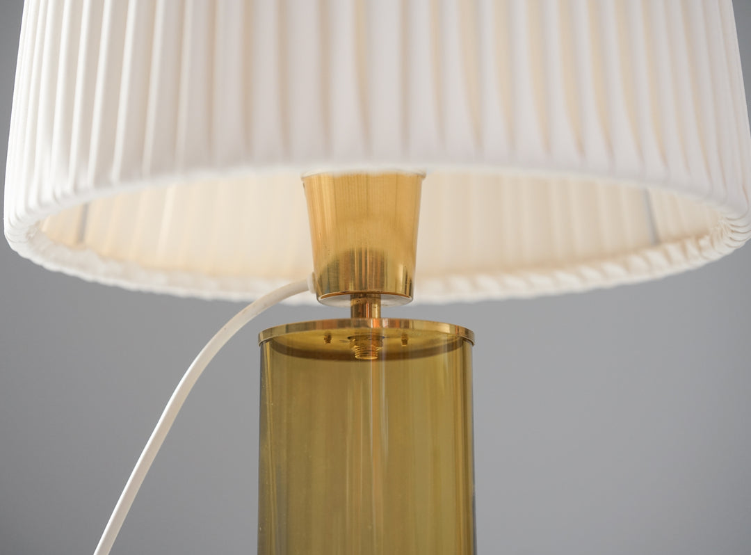 Art glass table lamps, Sweden, 1960s