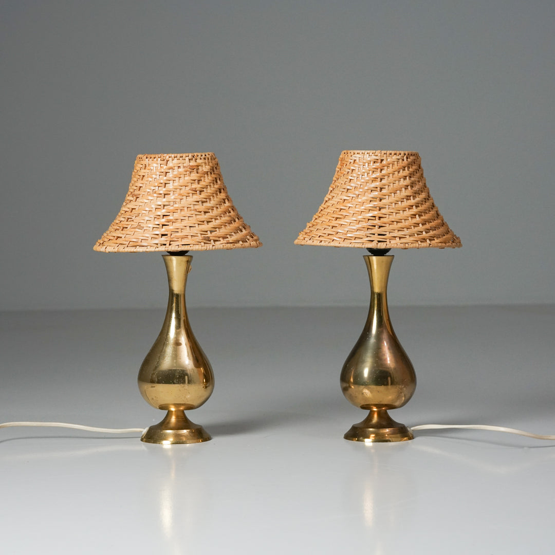 Pair of table lamps, Sweden, 1970s