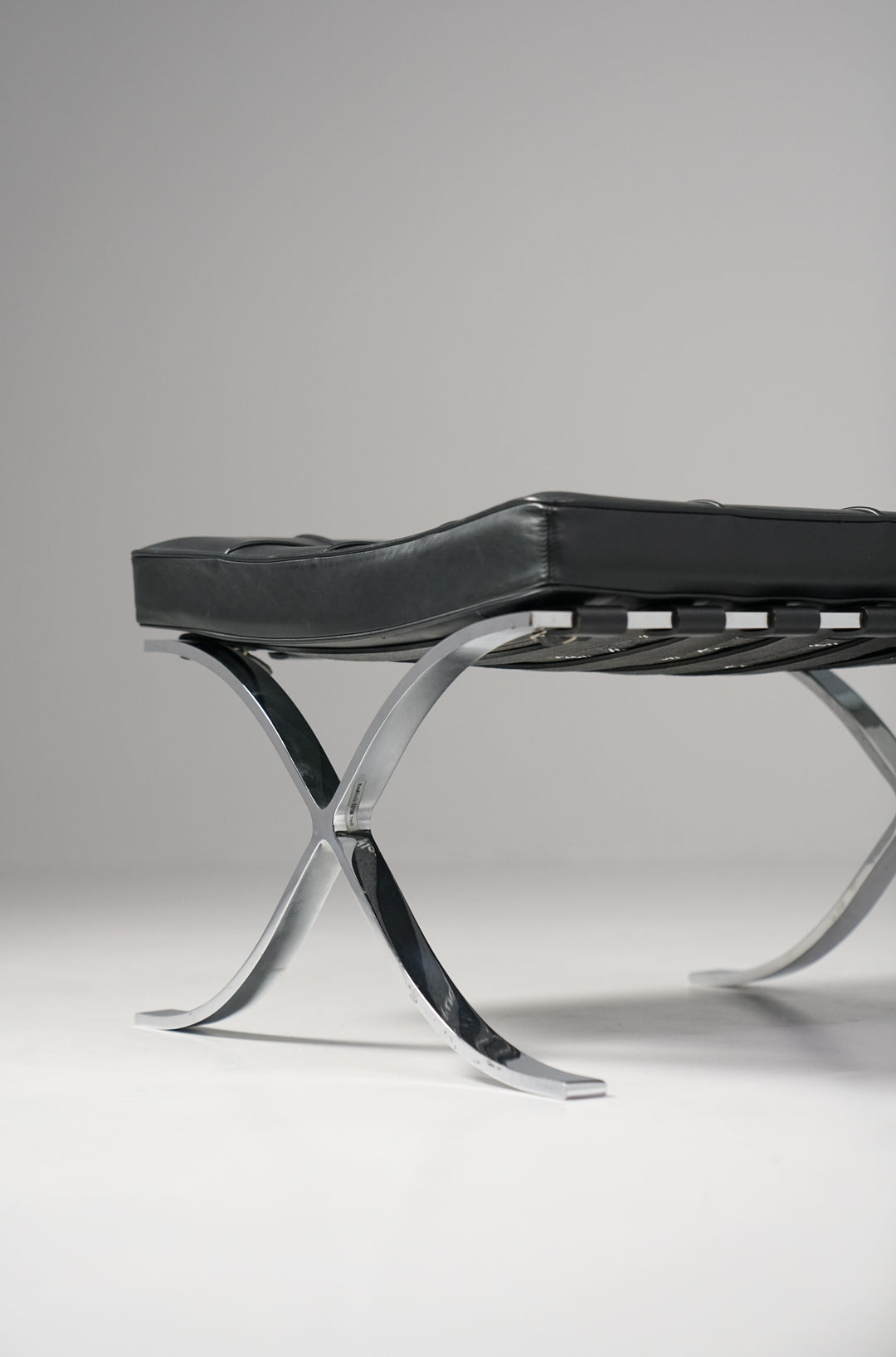 Model 251Y Barcelona stool (2 pieces), Ludwig Mies van der Rohe, Knoll, Early 2000s
