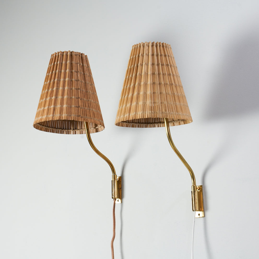 Pair of model 3053 wall lights, Lisa Johansson-Pape, Orno, 1950s