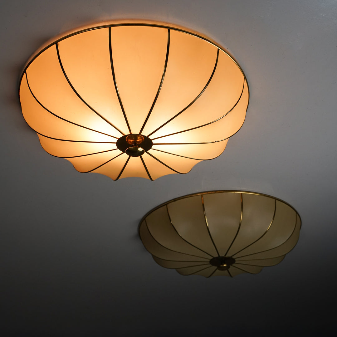 Pair of flush mounts, Sweden, 1950/1960s