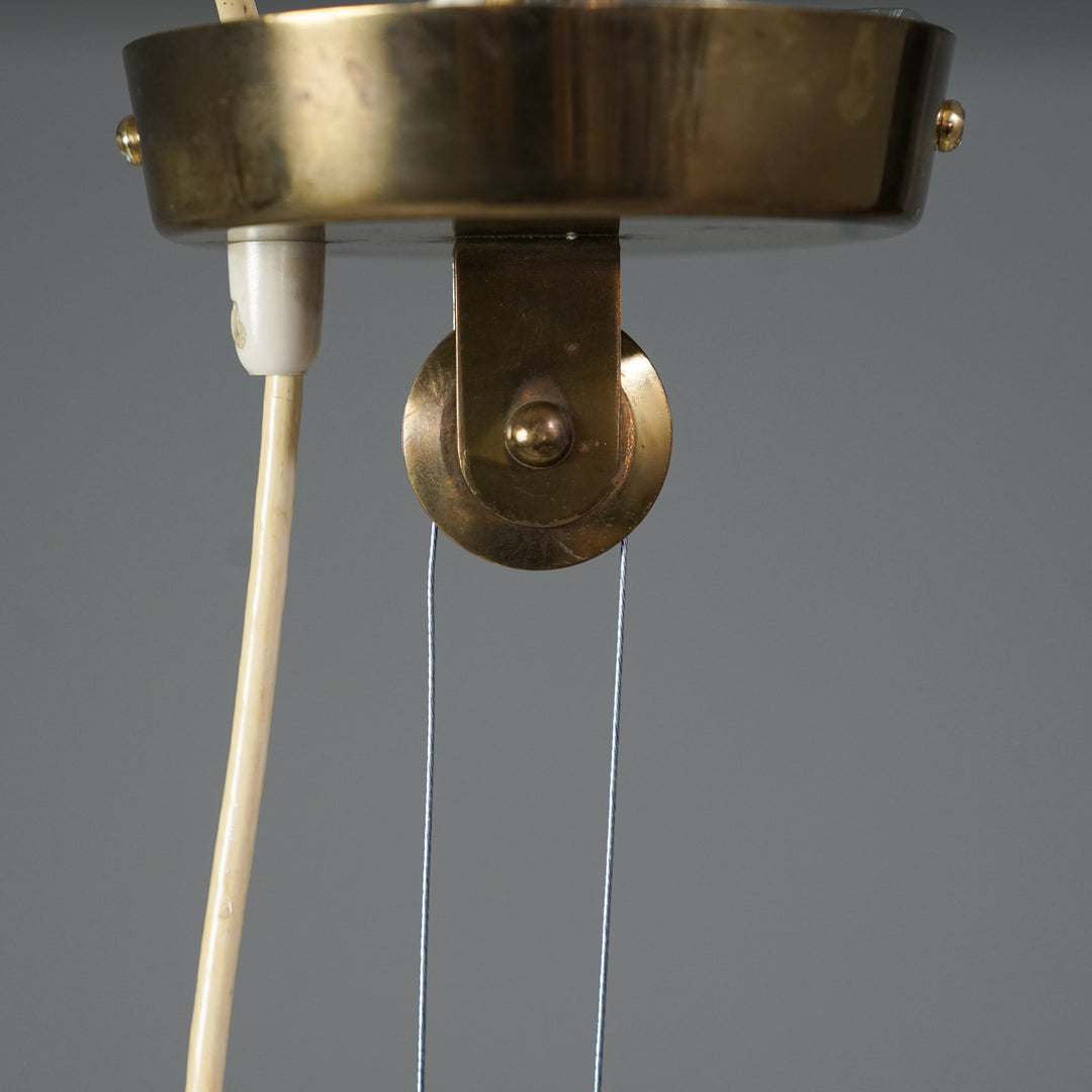 Rare model 10220 counterweight pendant, Paavo Tynell, Taito Oy, 1940/1950s