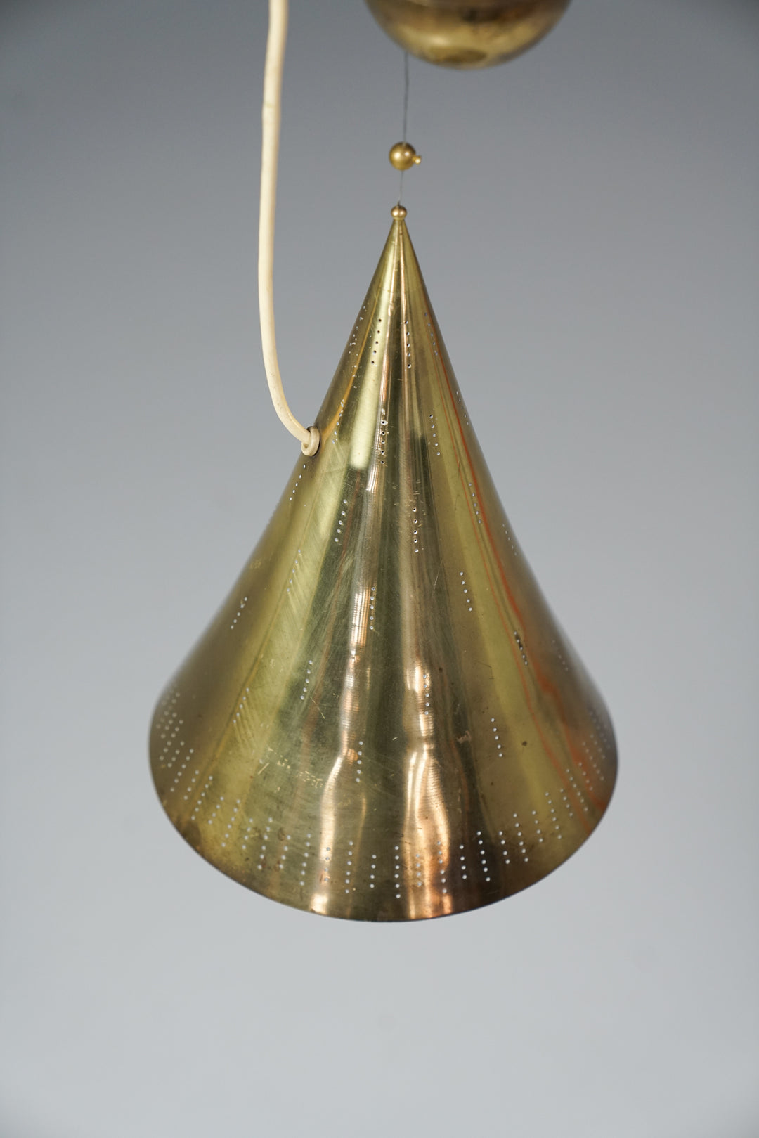 Rare model 10220 counterweight pendant, Paavo Tynell, Taito Oy, 1940/1950s