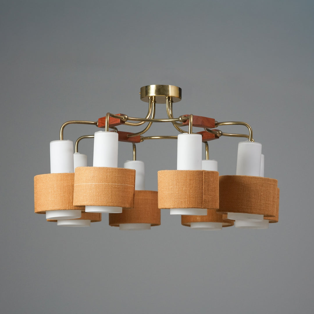 Model K1-169/8 chandelier (2 pieces), Paavo Tynell, Idman, 1950/1960s