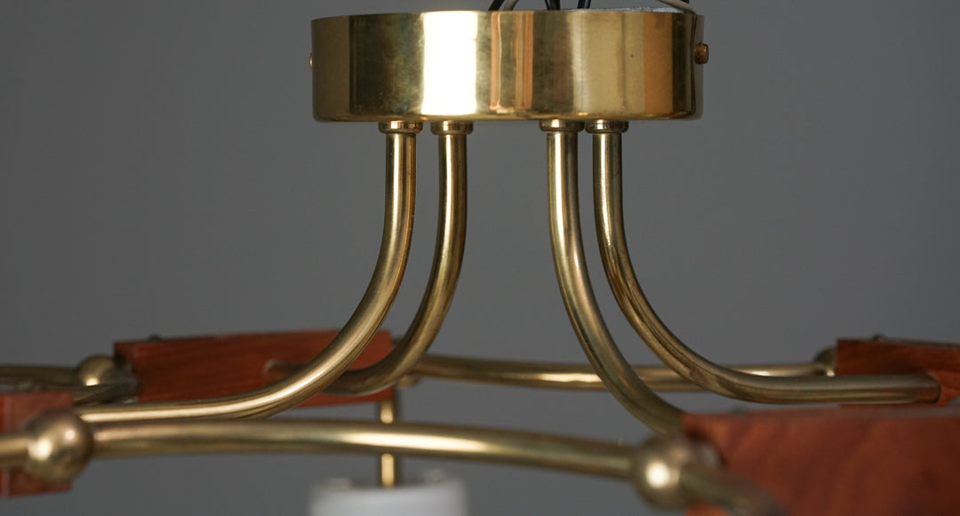 Model K1-169/8 chandelier (2 pieces), Paavo Tynell, Idman, 1950/1960s