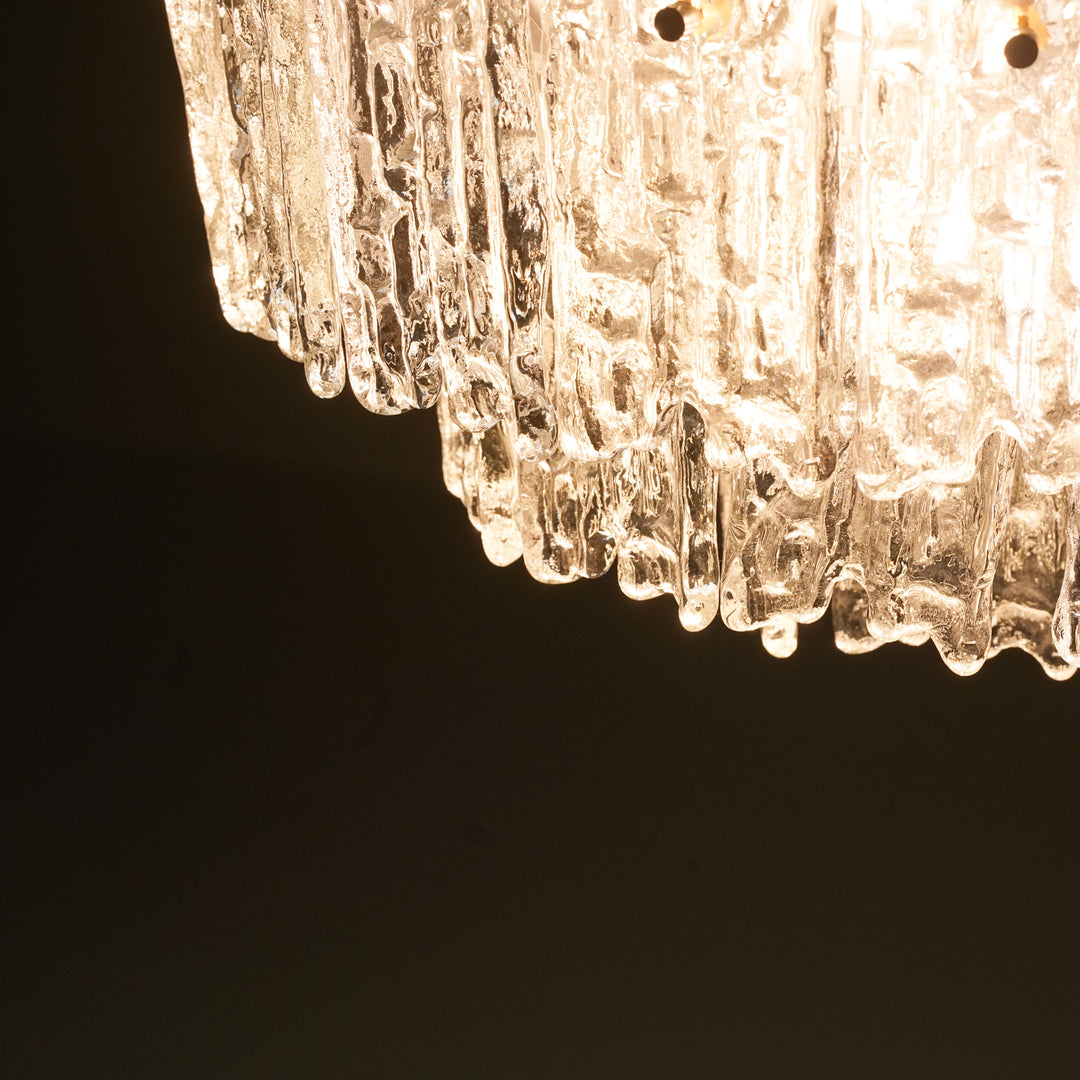 Kattovalaisin "Ice Block Chandelier", J.T Kalmar, Itävalta, 70-luku
