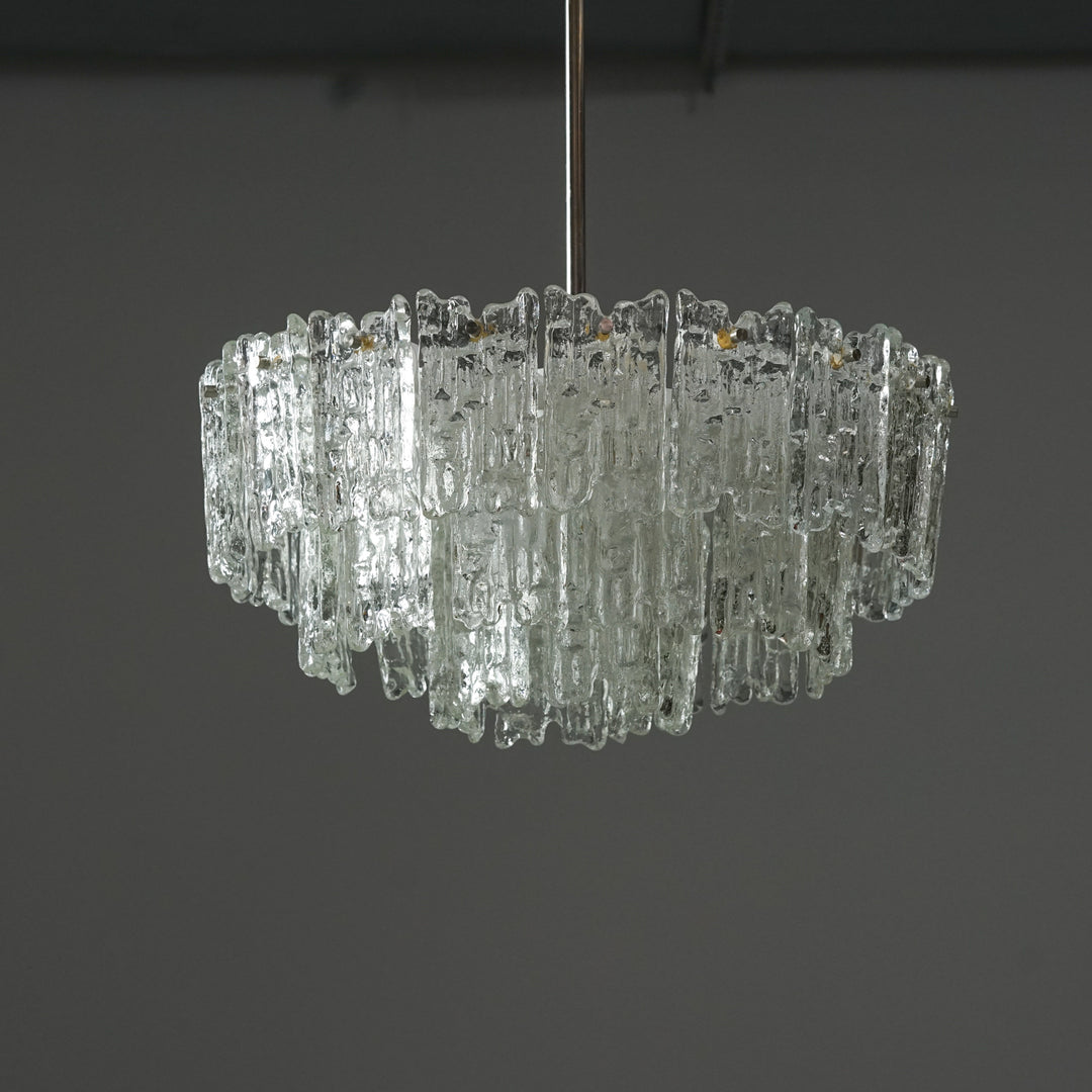 Kattovalaisin "Ice Block Chandelier", J.T Kalmar, Itävalta, 70-luku