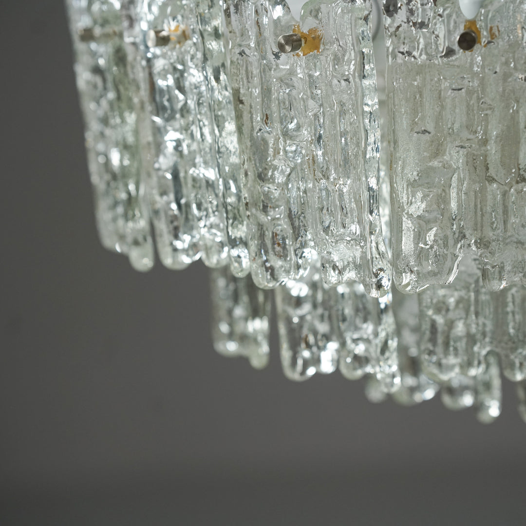 Kattovalaisin "Ice Block Chandelier", J.T Kalmar, Itävalta, 70-luku