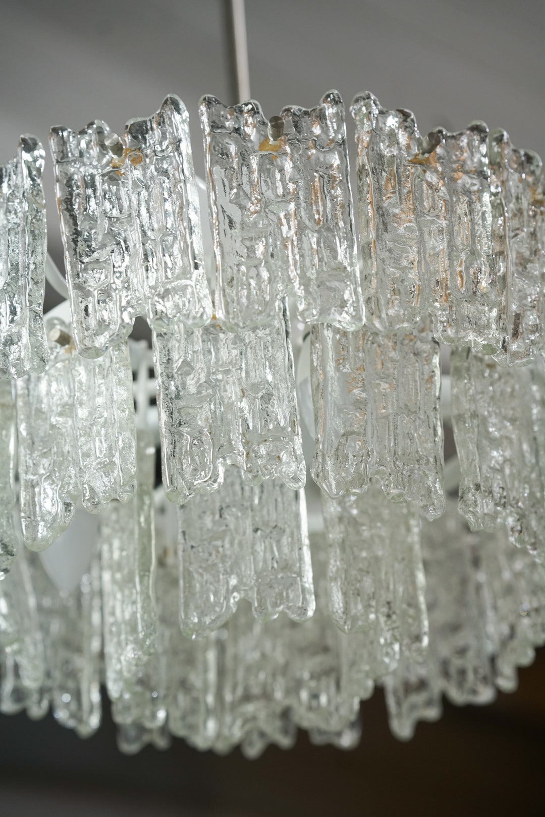 Kattovalaisin "Ice Block Chandelier", J.T Kalmar, Itävalta, 70-luku