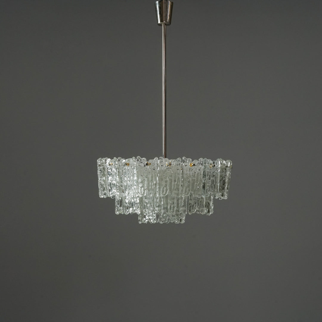 Kattovalaisin "Ice Block Chandelier", J.T Kalmar, Itävalta, 70-luku