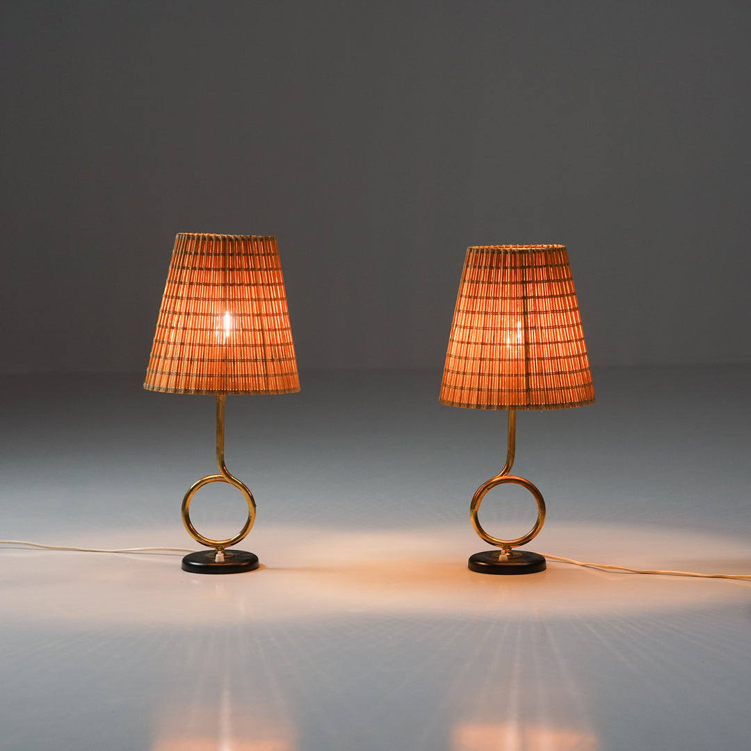 *Reserved* Pair of table lamps, Valinte, 1950s