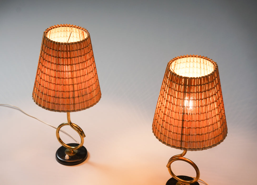 *Reserved* Pair of table lamps, Valinte, 1950s