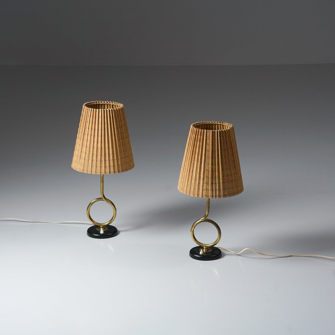 *Reserved* Pair of table lamps, Valinte, 1950s